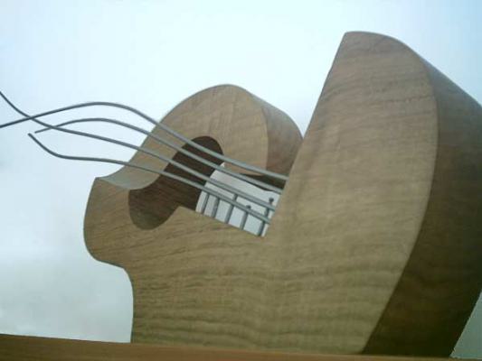 Escultura "Guitarra VII"