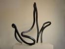 Escultura "Forxando o lume VII"