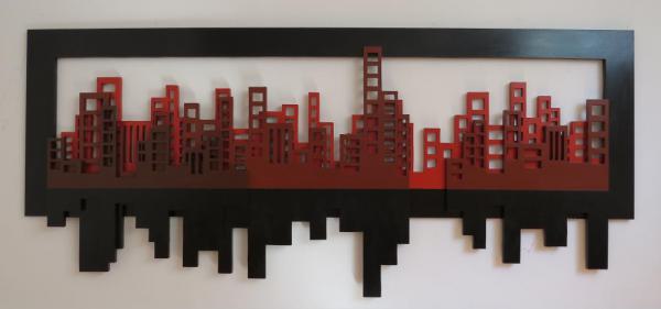 Escultura "Paisaxe Urbano III"
